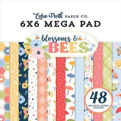 Echo Park Blossom and Bees 6x6 Mega Pad