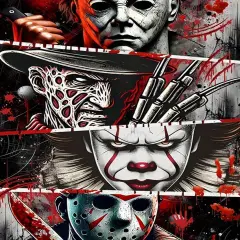 Halloween Diamond Art Kits for Adults - Horror 5D Diamond Painting for Adults 12x16 inch