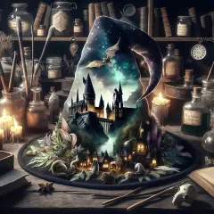 Halloween Hat Paint by Numbers Kit - 16x16 Inch