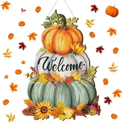 Fall Pumpkin Welcome Sign