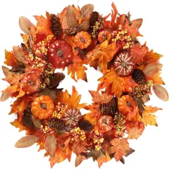 AutumnWreath Harvest Wreath Fall Decor