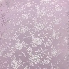 1 Yard Lavender Reversible Jacquard Satin Fabric for Curtains Tablecloth Apparel Crafts 58/60 Inches Width