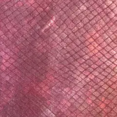1 Yard Foiled Diamond Snake Velvet Fabric Polyester Spandex for Dancewear, Costumes & Crafts 60" Wide Coral illusion