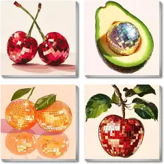 4 Pack Disco Ball DIY Paint by Number Beginners