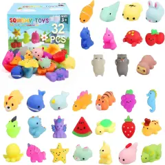 Random 32 Pack Mini Mochi Party Favors for Kids