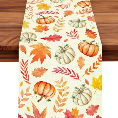 Pumpkin Fall Table Runner