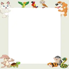 Great Papers! Whimsical Animal Pals Letterhead, for Invitations, Announcements and Personal Messages, Printer Friendly 8.5&rdquo;x11&rdquo;, 50 Pack