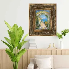 Wide Italian Baroque Antique Silver Picture Frame-5 inch Wide 11x13 frame