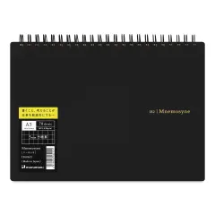 Maruman Mnemosyne Notebook - Black, A5, Graph