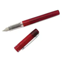 Platinum Prefounte Fountain Pen - Crimson Red, Medium
