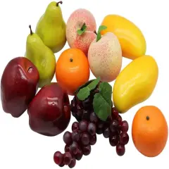 Lifelike Realistic Artificial Fake Fruit - (Set of 12)