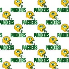 Licensed NFL Green Bay Packers Cotton 1026-W Fabric by the Yard