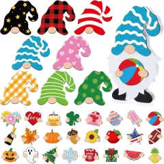 33 Pcs Interchangeable Gnome Decor (Classic)