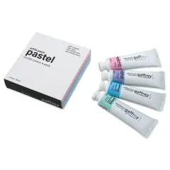 Gaffrey Art Material Standard Body Acrylic Paints - Set of 4, Pastel Colors, 59 ml Tube
