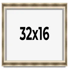 Panoramic Shadow Box 1.75" Deep Silver Frame - UV Acrylic, Backing, Hanging Hardware