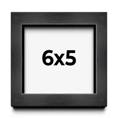 Photo Size Minimalist Grey Picture Frame - UV Acrylic, Foam Board Backing, Hanging Hardware