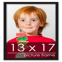 Minimalist Black Picture Frame - UV Acrylic, Foam Board Backing, Hanging Hardware