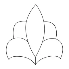 4-3/4" x 5" Clear Glass Bevel Cluster 3