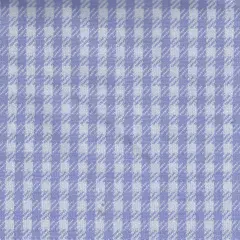 1 Yard Textured Double Knit Jacquard Plaid Fabric Stretch Polyester Rayon 58/60 Inches Wide Blue Lt