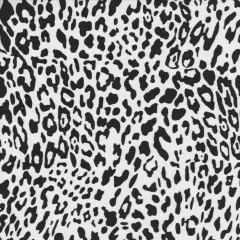 1 Yard DTY Brushed Animal Print Knit Fabric, 58/60&Prime; Wide Polyester Spandex Blend IVORY