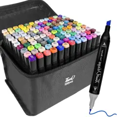 120 Colors Alcohol Markers Set with Base