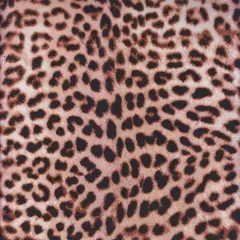 1 Yard French Terry Knit Fabric Animal Print Soft Stretch 58/60" Width BLUSH