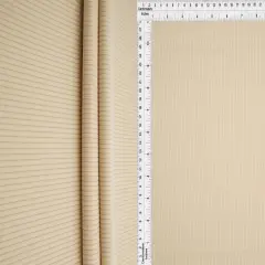 1 Yard Rayon Polyester Spandex 260 GSM Cupro Modal Double Knit Rib Fabric Soft 54" Width BEIGE