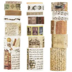 18 Rolls Vintage Washi Tape Pack (Past Events)