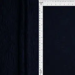 1 Yard Dusk Knit Jacquard Fabric Stretch Polyester Spandex 58/60 Inches Wide NAVY