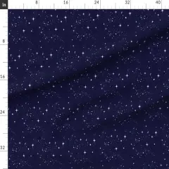 Various Fabrics by the Yard or Fat Quarter Galaxy Astronomy Constellations Summer Sky Winter Custom Printed Fabric by Spoonflower