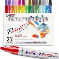 Paint Markers Pens Set, 28 Color
