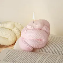 Cobra Candle Mold Snake Candle Silicone Wave Spiral Candle Mold