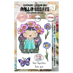 AALL And Create A7 Photopolymer Clear Stamp Set-Her Garden