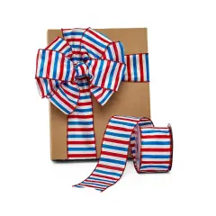 American Horizontal Striped Ribbon 2.5" x 10 Yards