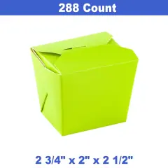Colored Paper Wire Handle Boxes 2 3/4 '' 2 '' 2 1/2 ''