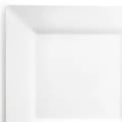 White Square Plastic Appetizer/Salad Plates - 8" (120 Plates)