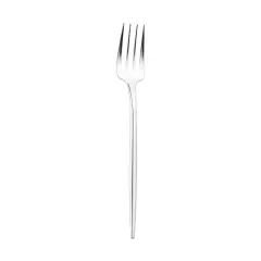 Shiny Silver Moderno Disposable Plastic Dessert Forks (300 Forks)