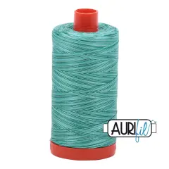 Creme de Menthe - Variegated (4662) | 50wt Large Spool (1300M / 1422Y) | Aurifil Thread