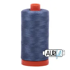 Dark Grey Blue (1248) | 50wt Large Spool (1300M / 1422Y) | Aurifil Thread