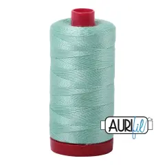 Medium Mint (2835) | 12wt Large Spool (325M / 356Y) | Aurifil Thread
