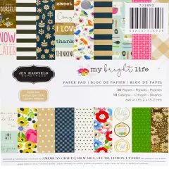 Jen Hadfield My Bright Life 6x6 Paper Pad
