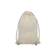 Spacious Cotton Muslin Pouch 10" x 16"