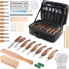 38Pcs Wood Carving Kit for Beginners
