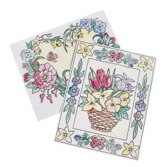 Easy Way Watercolor Pictures Craft Kit: Floral Designs (Pack of 24)