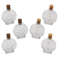 Smile and Peace Sand Art Bottle Assortment (Pack of 6)