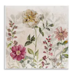 Stupell Industries Flowers in Soft Earth Tones Wall Plaque By Sally Swatland