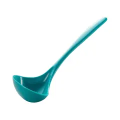 Hutzler 7.5-Inch Long Mini Melamine Ladle, Great for Serving Sauces and Gravies Turquoise