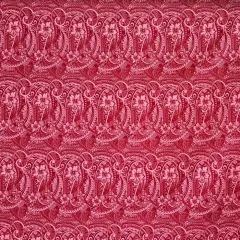1 Yard Mini Hibiscus Flowers Polynesian Tattoo Fabric, 100% Polyester, 60 Inches Width Pink