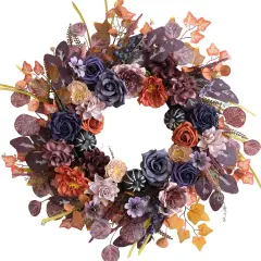 24 Inch Fall Autumn Wreath