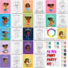 12Pcs Pre Drawn Canvas Boards - 8x10 (Inspirational Girl)